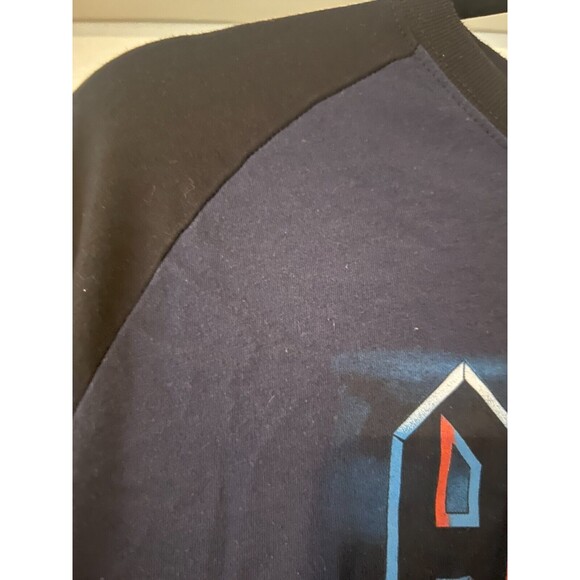 ACDC Mens T Shirt Retro 2XL Long Sleeve Band Music Salute Colorblock Cannon - Picture 4 of 9